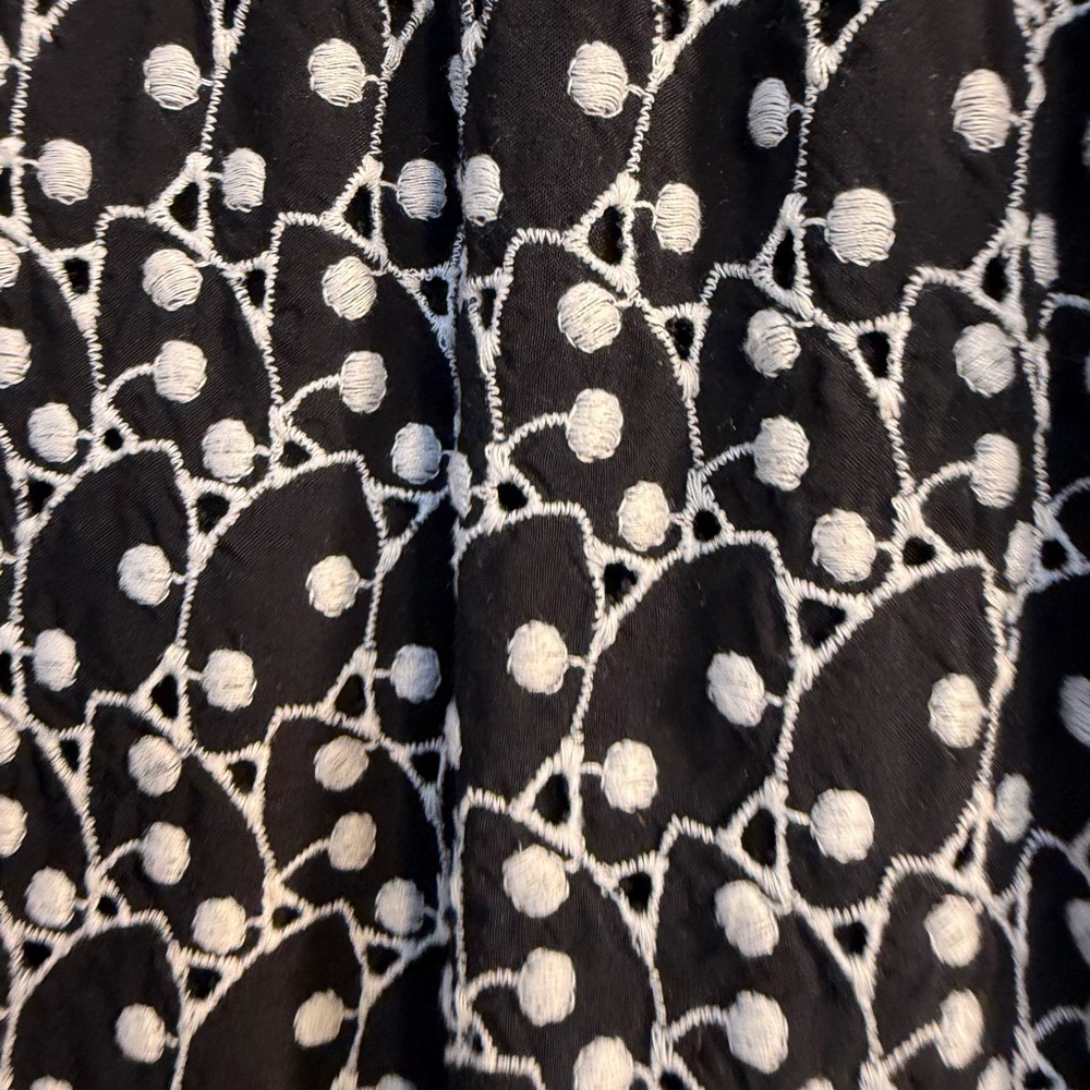 LOFT Black and White Patterned Dress - Picture 2 of 7